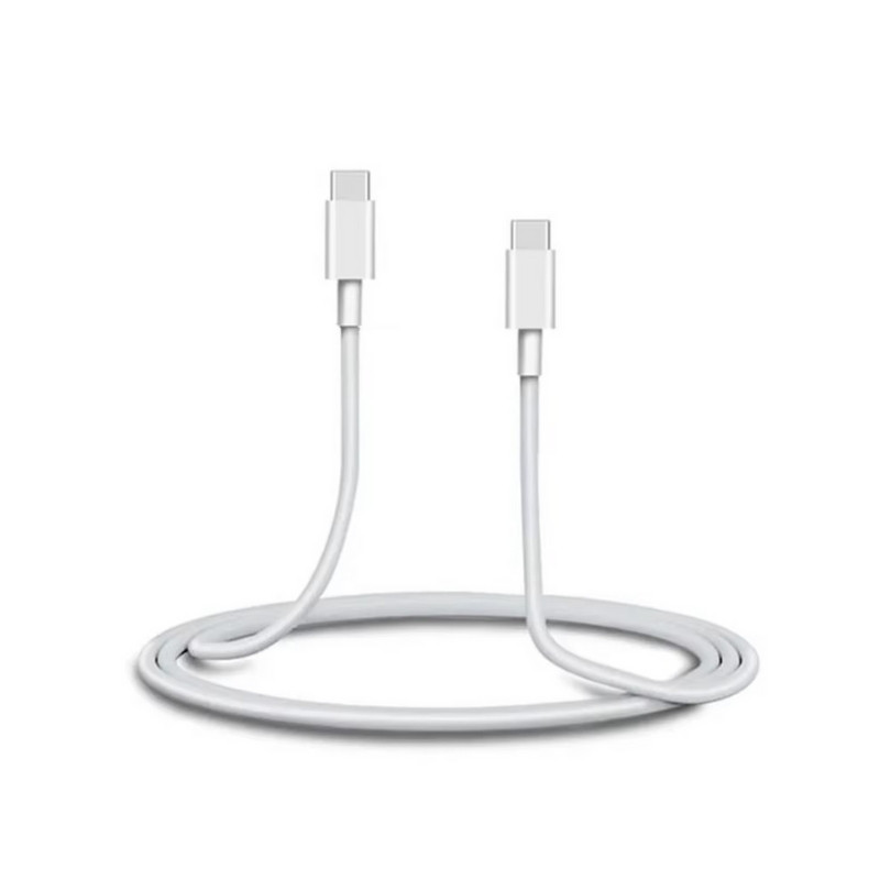 USB-C Snabbladdningskabel 100W PD Vit - 1m