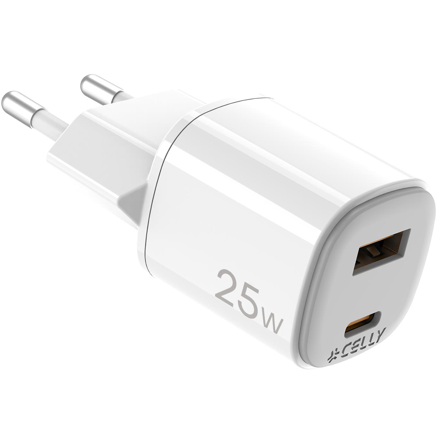 Celly Laddare 25W PD/QC Vit